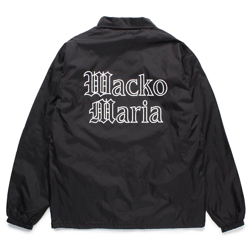 画像2: WACKO MARIA/COACH JACKET（BLACK）［コーチJKT-24春夏］