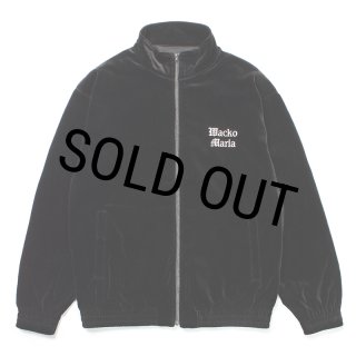 WACKO MARIA/VELVET TRACK JACKET（BLACK）［ベルベットトラックJKT-24