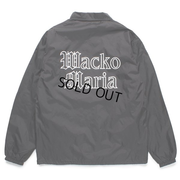 画像1: WACKO MARIA/COACH JACKET（BLACK）［コーチJKT-24春夏］