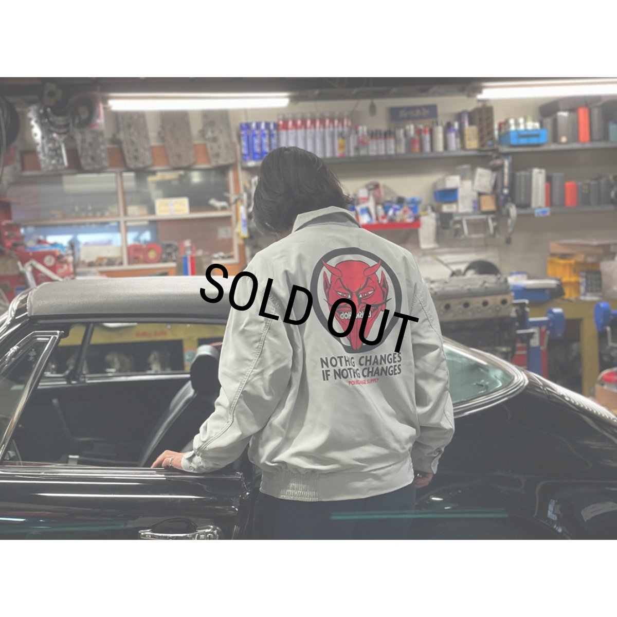 画像11: PORKCHOP/NOTHING DEVIL LOOSE JKT（GRAY）［ルーズJKT-24春夏］ (11)