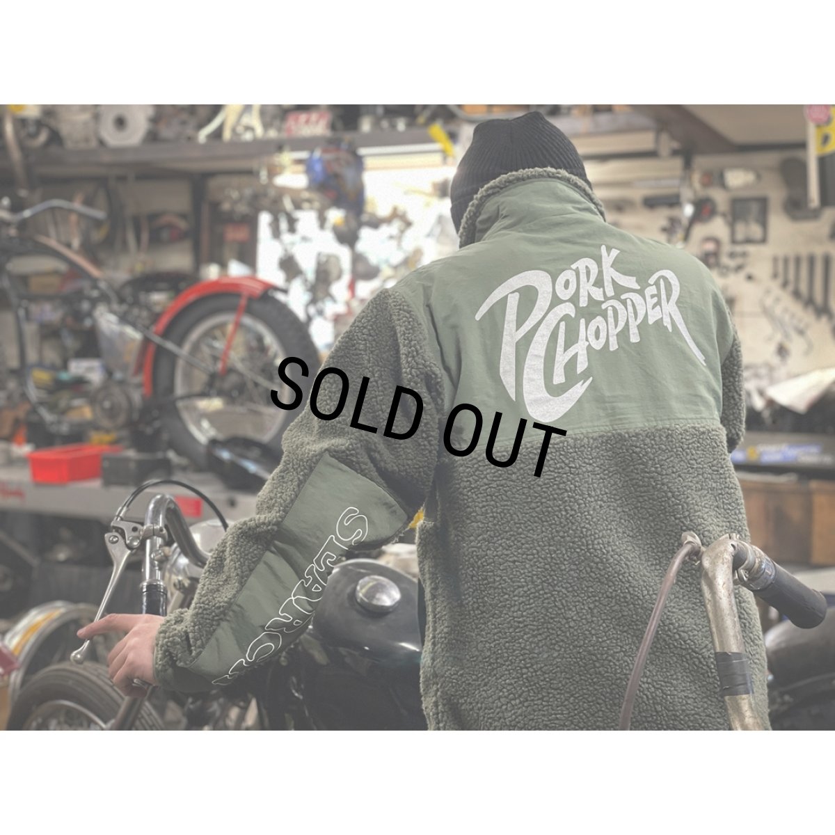 画像11: PORKCHOP/BOA FLEECE STAND JKT（FOREST GREEN）［ボアフリーススタンドJKT-24春夏］ (11)