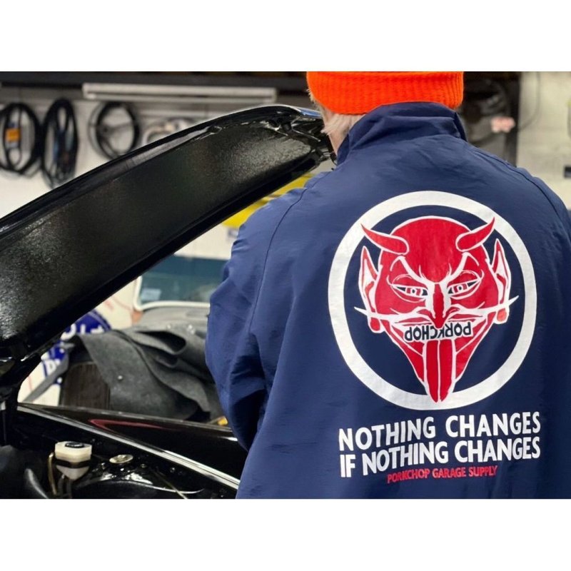 画像3: PORKCHOP/NOTHING DEVIL NYLON JKT（NAVY）［ナイロンJKT-24春夏］