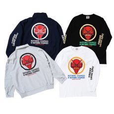 画像5: PORKCHOP/NOTHING DEVIL L/S TEE（WHITE）［プリント長袖T-24春夏］ (5)