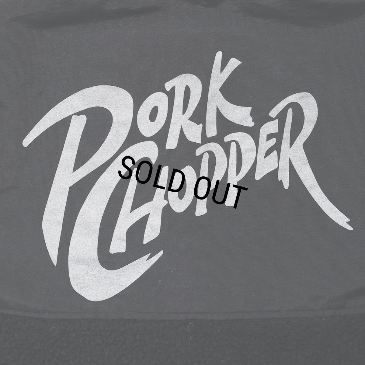 画像9: PORKCHOP/BOA FLEECE ZIP UP HOODIE（BLACK）［ボアフリースジップアップフーディー-24春夏］ (9)