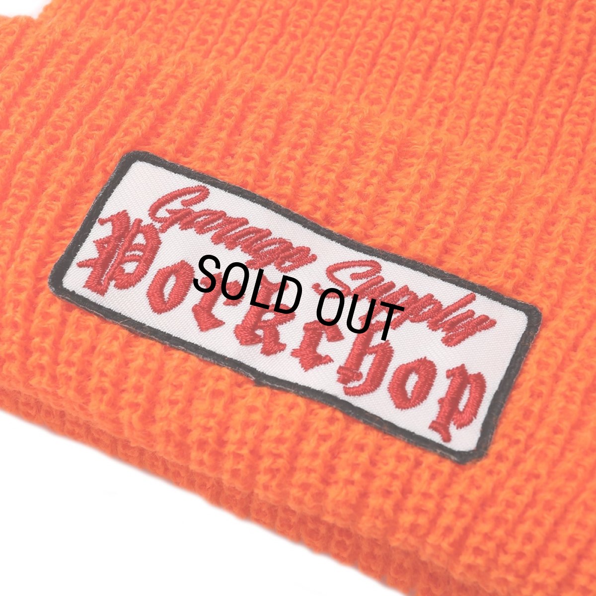 画像3: PORKCHOP/O.E. KNIT CAP（ORANGE）［ニットキャップ-24春夏］ (3)