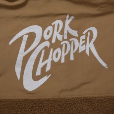 画像9: PORKCHOP/BOA FLEECE ZIP UP HOODIE（BROWN）［ボアフリースジップアップフーディー-24春夏］ (9)