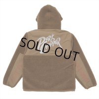 PORKCHOP/BOA FLEECE ZIP UP HOODIE（BROWN）［ボアフリースジップアップフーディー-24春夏］