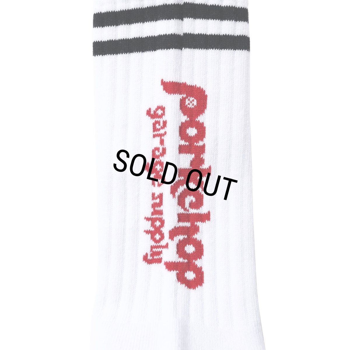 画像2: PORKCHOP/PORK SOX P-23 type-A（WHITE）［ソックス-24春夏］ (2)