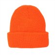 画像2: PORKCHOP/O.E. KNIT CAP（ORANGE）［ニットキャップ-24春夏］ (2)