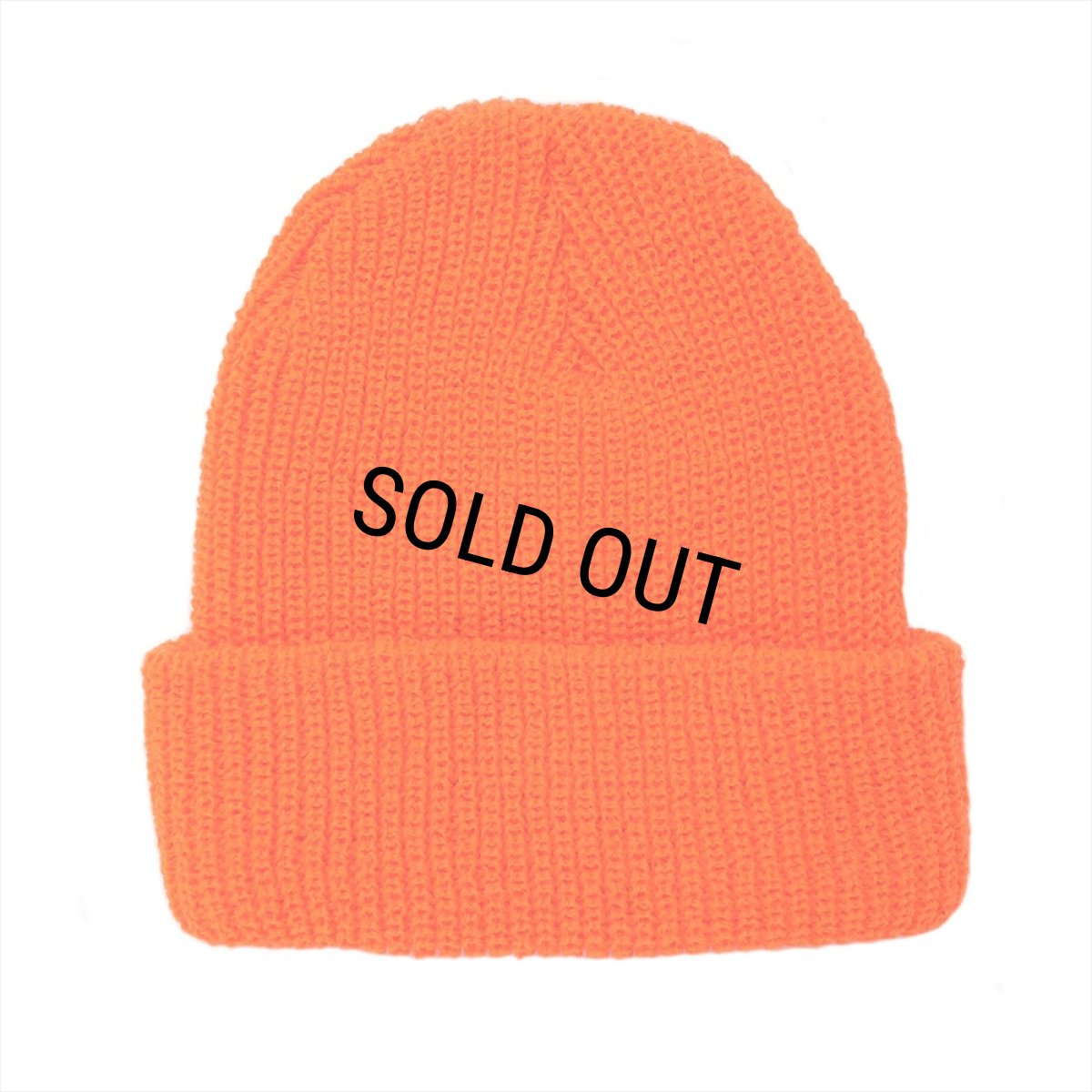画像2: PORKCHOP/O.E. KNIT CAP（ORANGE）［ニットキャップ-24春夏］ (2)