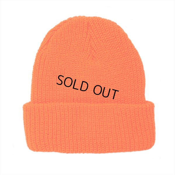 画像2: PORKCHOP/O.E. KNIT CAP（ORANGE）［ニットキャップ-24春夏］