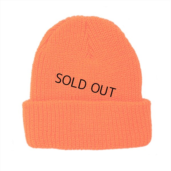 画像2: PORKCHOP/O.E. KNIT CAP（ORANGE）［ニットキャップ-24春夏］