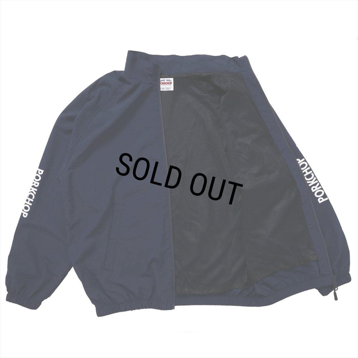 画像3: PORKCHOP/NOTHING DEVIL NYLON JKT（NAVY）［ナイロンJKT-24春夏］ (3)