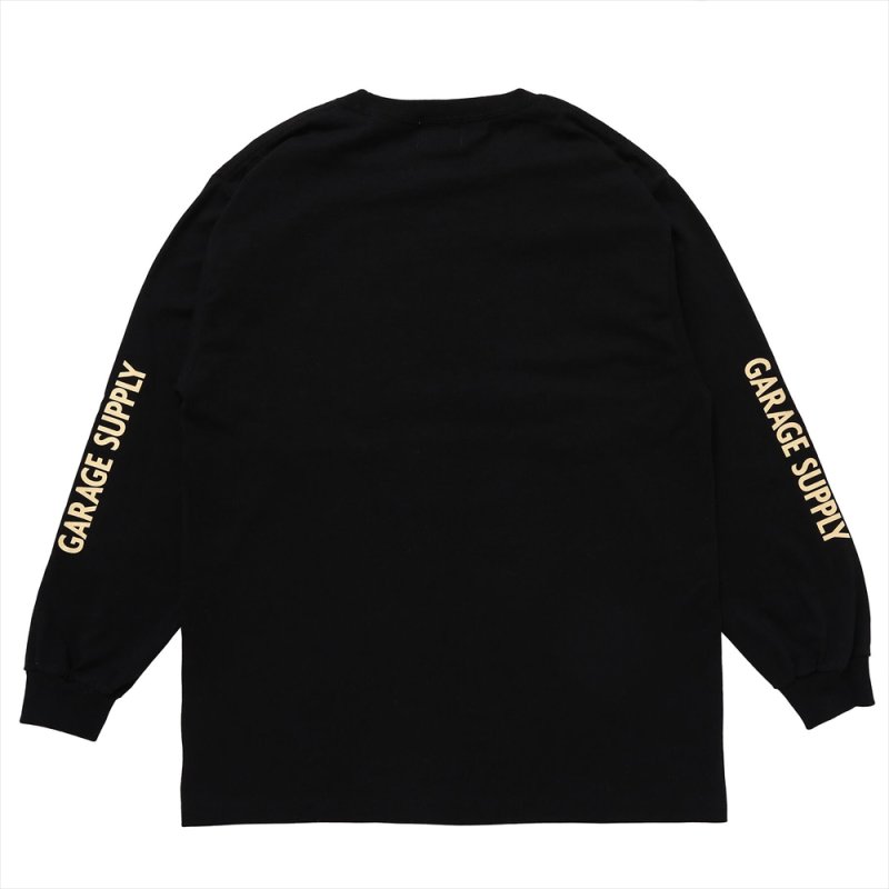 画像1: PORKCHOP/NOTHING DEVIL L/S TEE（BLACK）［プリント長袖T-24春夏］