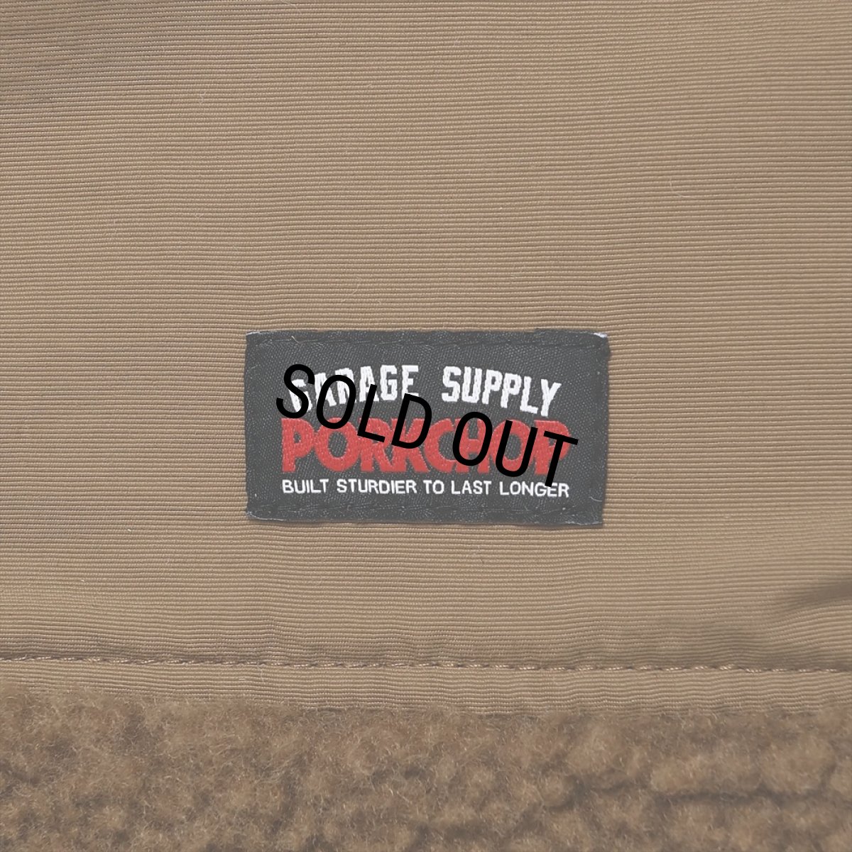 画像6: PORKCHOP/BOA FLEECE ZIP UP HOODIE（BROWN）［ボアフリースジップアップフーディー-24春夏］ (6)