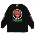 画像1: PORKCHOP/NOTHING DEVIL L/S TEE（BLACK）［プリント長袖T-24春夏］ (1)