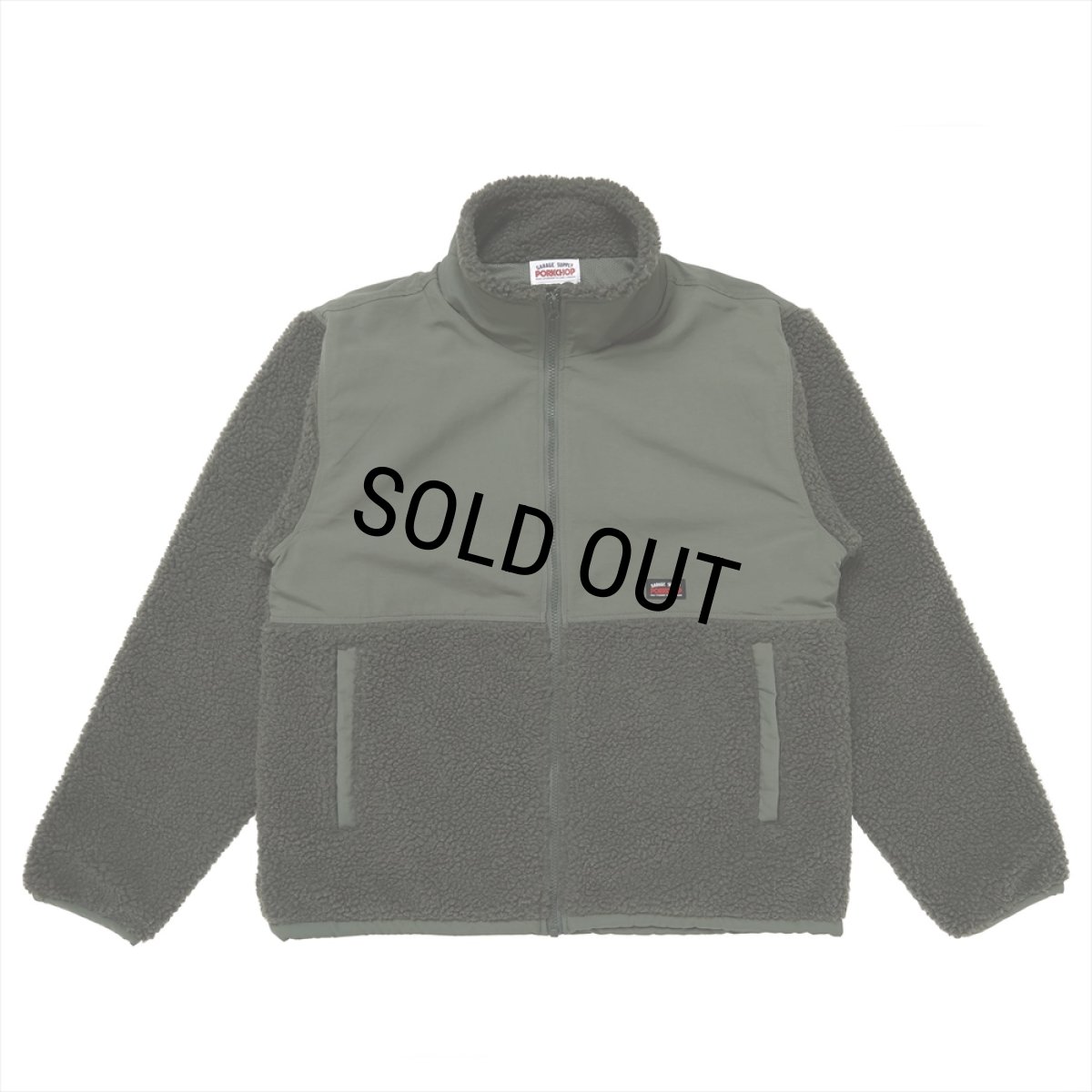 画像2: PORKCHOP/BOA FLEECE STAND JKT（FOREST GREEN）［ボアフリーススタンドJKT-24春夏］ (2)