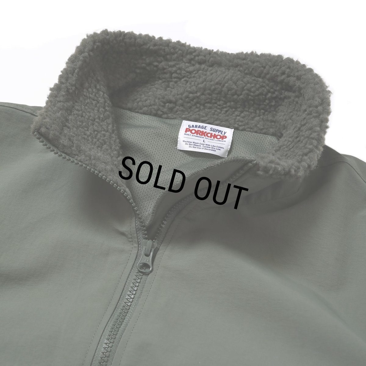 画像5: PORKCHOP/BOA FLEECE STAND JKT（FOREST GREEN）［ボアフリーススタンドJKT-24春夏］ (5)