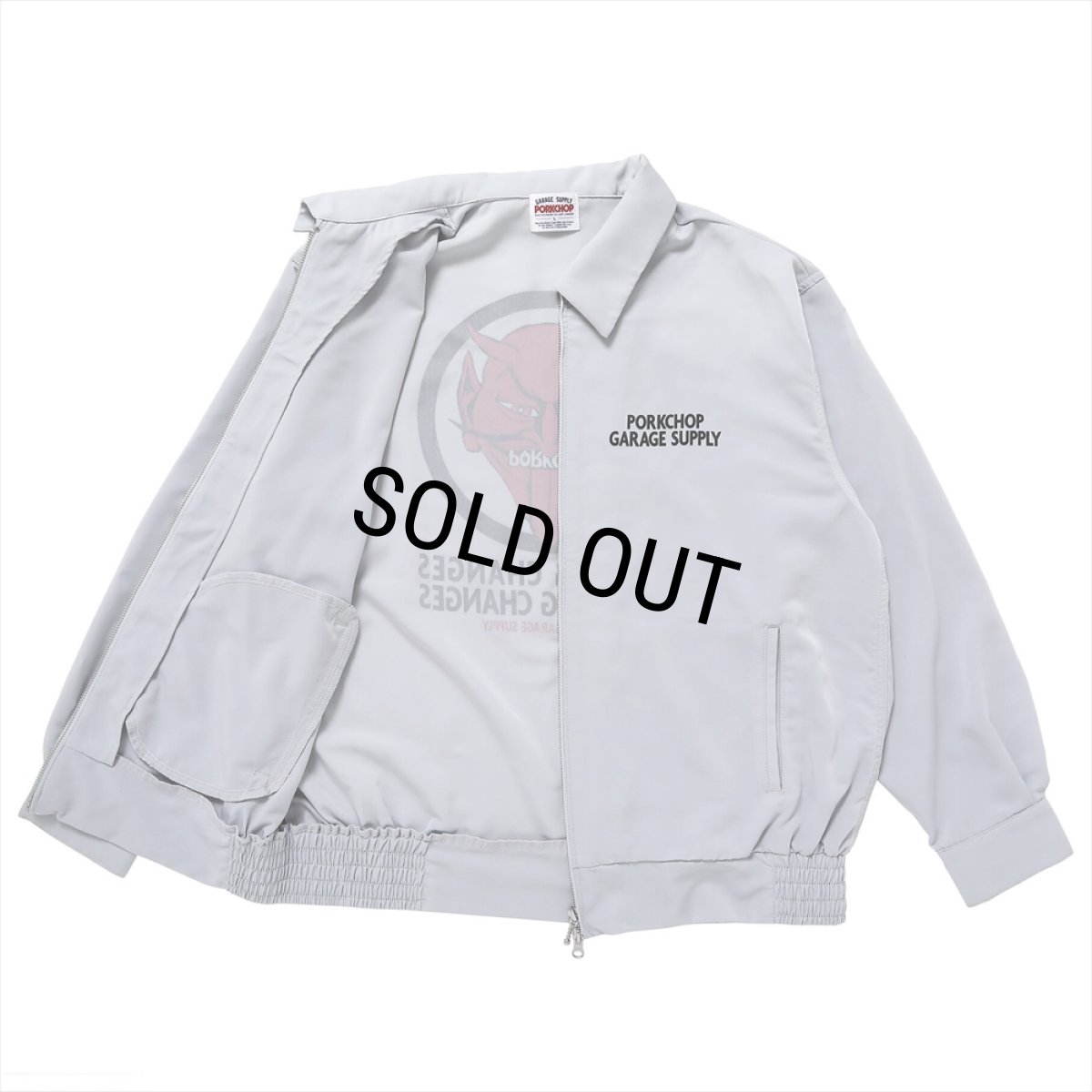 画像3: PORKCHOP/NOTHING DEVIL LOOSE JKT（GRAY）［ルーズJKT-24春夏］ (3)