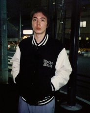 画像4: WACKO MARIA/LEATHER VARSITY JACKET（BLACK）［レザーヴァーシティJKT-24春夏］ (4)