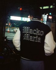 画像5: WACKO MARIA/LEATHER VARSITY JACKET（BLACK）［レザーヴァーシティJKT-24春夏］ (5)