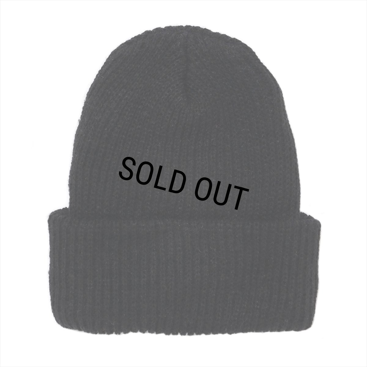 画像2: PORKCHOP/O.E. KNIT CAP（BLACK）［ニットキャップ-24春夏］ (2)