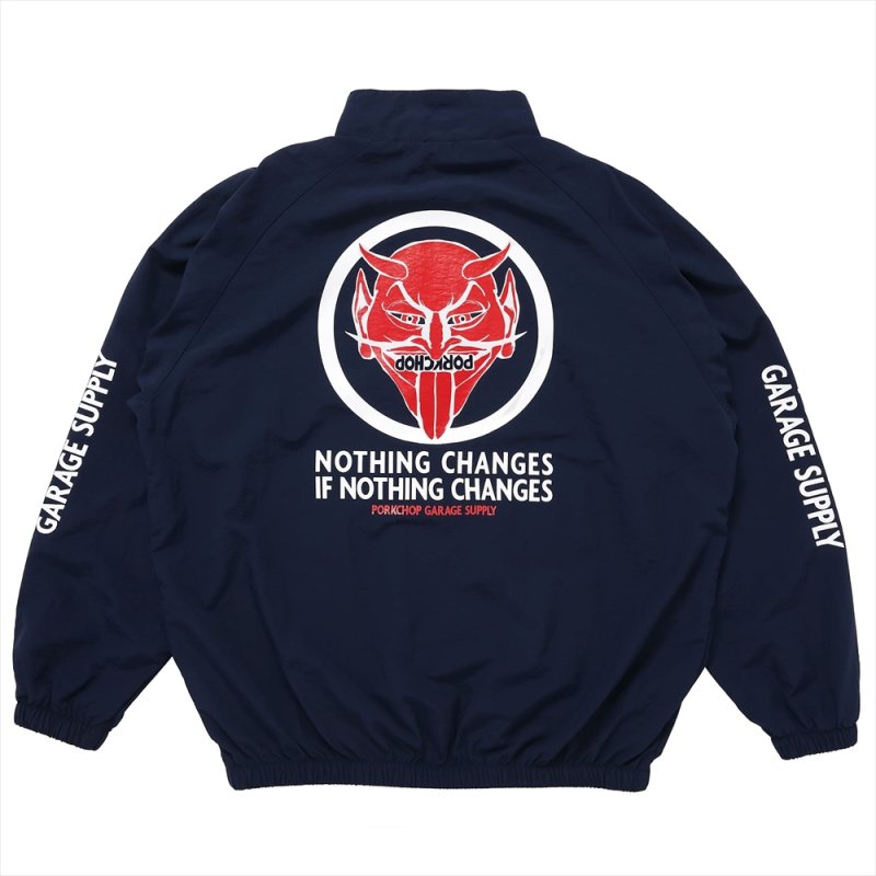 画像2: PORKCHOP/NOTHING DEVIL NYLON JKT（NAVY）［ナイロンJKT-24春夏］