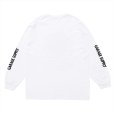 画像2: PORKCHOP/NOTHING DEVIL L/S TEE（WHITE）［プリント長袖T-24春夏］ (2)