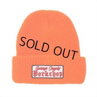 PORKCHOP/O.E. KNIT CAP（ORANGE）［ニットキャップ-24春夏］