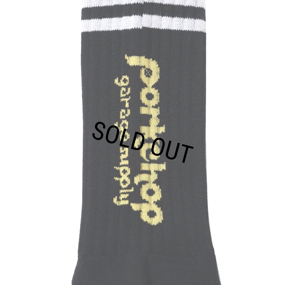画像2: PORKCHOP/PORK SOX P-23 type-A（BLACK）［ソックス-24春夏］ (2)