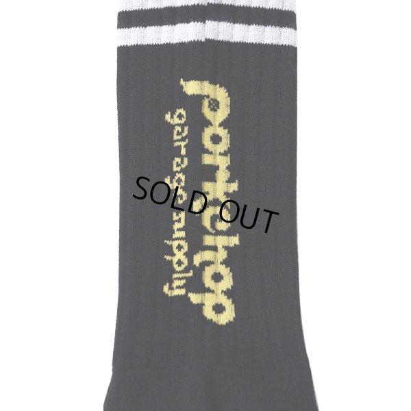 画像2: PORKCHOP/PORK SOX P-23 type-A（BLACK）［ソックス-24春夏］