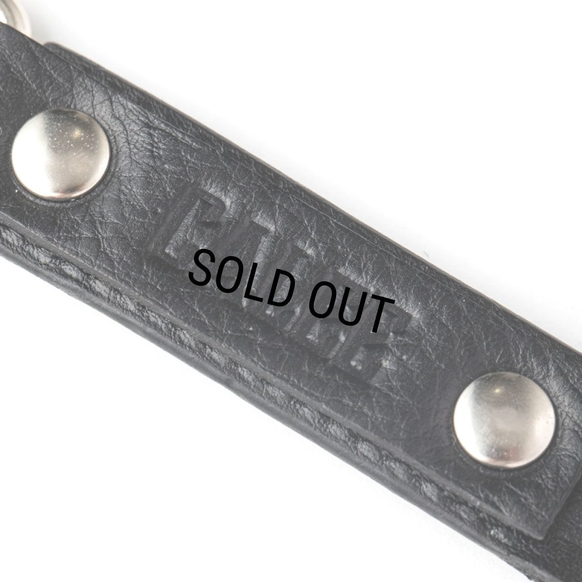 画像4: CALEE/STUDS LEATHER ASSORT KEY RING ＜TYPE I＞ A（BLACK/A）［スタッズレザーキーリング-24春夏］ (4)