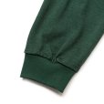 画像4: 【30%OFF】CALEE/VINTAGE TYPE R/C DROP SHOULDER L/S TEE（GREEN）［ドロップショルダー長袖T-24春夏］