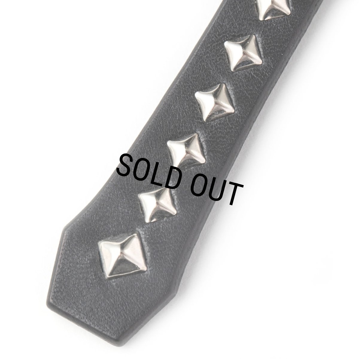 画像3: CALEE/STUDS LEATHER ASSORT KEY RING ＜TYPE I＞ B（BLACK/B）［スタッズレザーキーリング-24春夏］ (3)