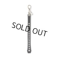 CALEE/STUDS LEATHER ASSORT KEY RING ＜TYPE I＞ B（BLACK/B）［スタッズレザーキーリング-24春夏］