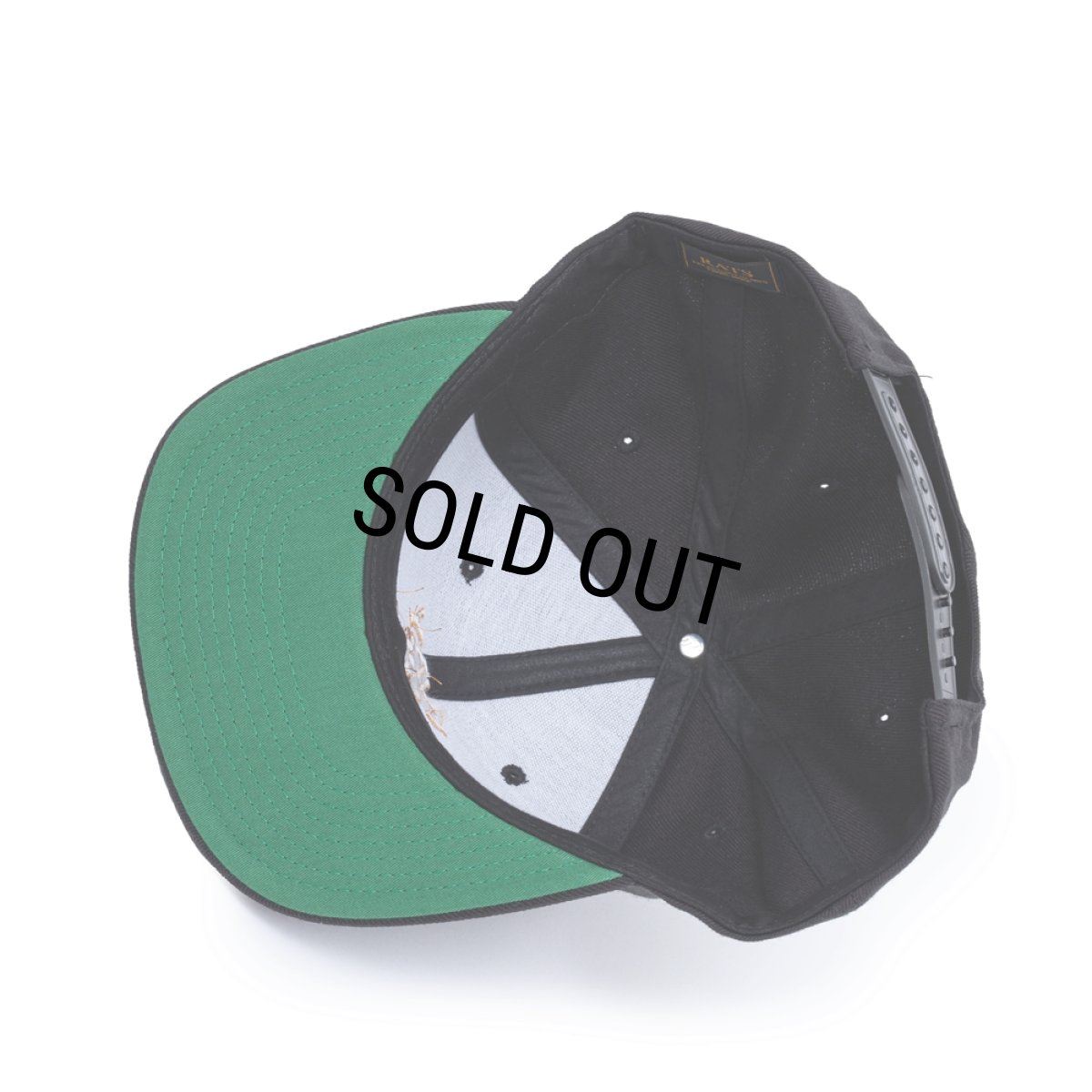 画像5: RATS/EMBROIDERY CAP "WAY OF LIFE"（BLACK/ASH GOLD）［スナップバックキャップ-24春夏］ (5)