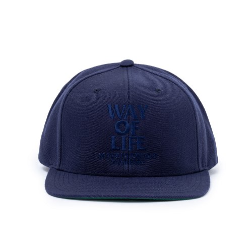 他の写真1: RATS/EMBROIDERY CAP "WAY OF LIFE"（NAVY/NAVY）［スナップバックキャップ-24春夏］