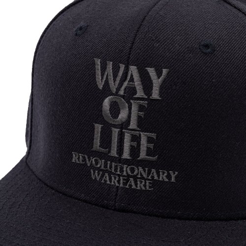 他の写真3: RATS/EMBROIDERY CAP "WAY OF LIFE"（BLACK/CHARCOAL）［スナップバックキャップ-24春夏］