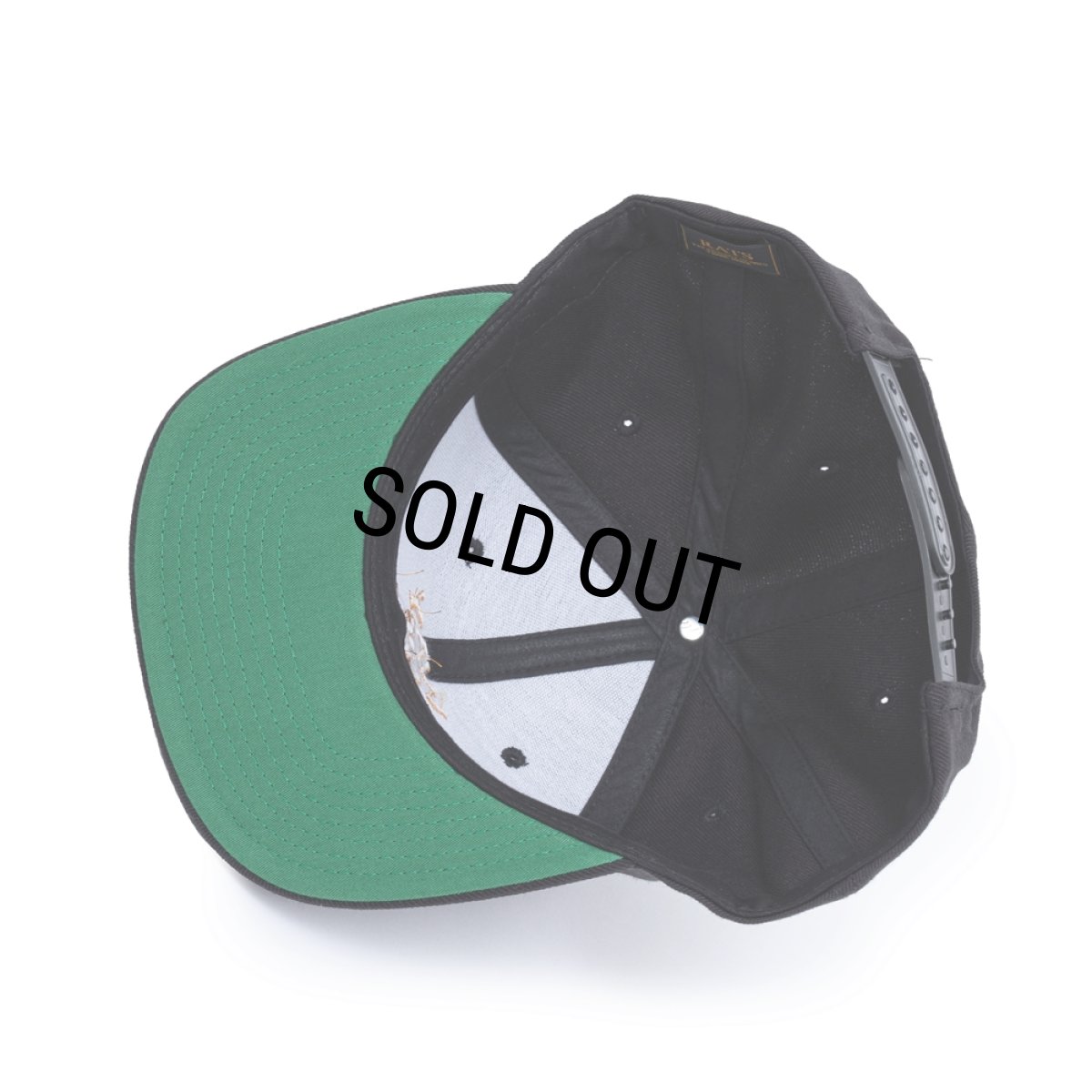 画像5: RATS/EMBROIDERY CAP "WAY OF LIFE"（BLACK/CHARCOAL）［スナップバックキャップ-24春夏］ (5)