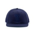 画像1: RATS/EMBROIDERY CAP "WAY OF LIFE"（NAVY/NAVY）［スナップバックキャップ-24春夏］ (1)