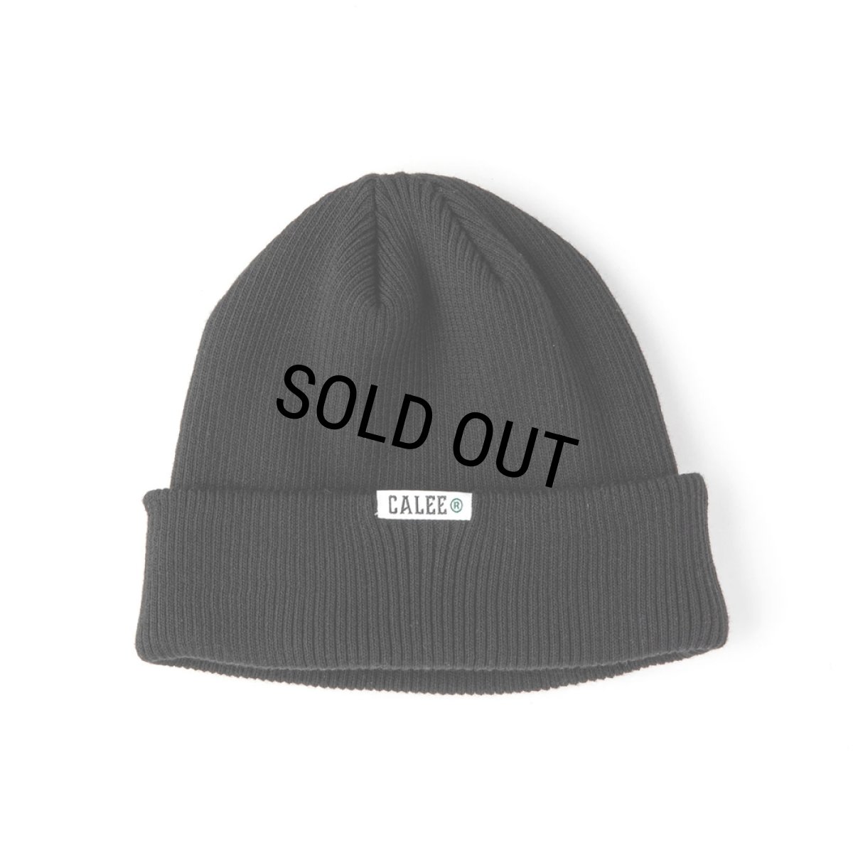 画像1: CALEE/COOL MAX KNIT CAP（BLACK）［ニットキャップ-24春夏］ (1)