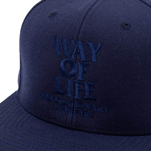 他の写真3: RATS/EMBROIDERY CAP "WAY OF LIFE"（NAVY/NAVY）［スナップバックキャップ-24春夏］