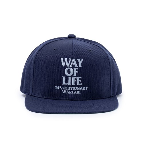 他の写真1: RATS/EMBROIDERY CAP "WAY OF LIFE"（NAVY/PEARL BLUE）［スナップバックキャップ-24春夏］