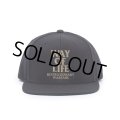 RATS/EMBROIDERY CAP "WAY OF LIFE"（BLACK/ASH GOLD）［スナップバックキャップ-24春夏］