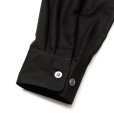 画像7: 【30%OFF】CALEE/EMBROIDERY OPEN COLLAR L/S SH（BLACK）［オープンカラーシャツ-24春夏］