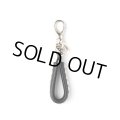 CALEE/STUDS LEATHER ASSORT KEY RING ＜TYPE I＞ D（BLACK/D）［スタッズレザーキーリング-24春夏］