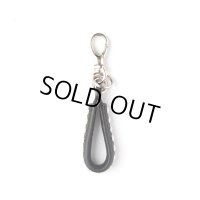 CALEE/STUDS LEATHER ASSORT KEY RING ＜TYPE I＞ D（BLACK/D）［スタッズレザーキーリング-24春夏］