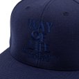 画像3: RATS/EMBROIDERY CAP "WAY OF LIFE"（NAVY/NAVY）［スナップバックキャップ-24春夏］