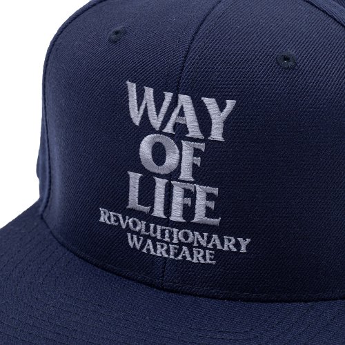 他の写真3: RATS/EMBROIDERY CAP "WAY OF LIFE"（NAVY/SILVER GRAY）［スナップバックキャップ-24春夏］