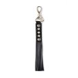 画像1: CALEE/STUDS LEATHER ASSORT KEY RING ＜TYPE I＞ A（BLACK/A）［スタッズレザーキーリング-24春夏］ (1)